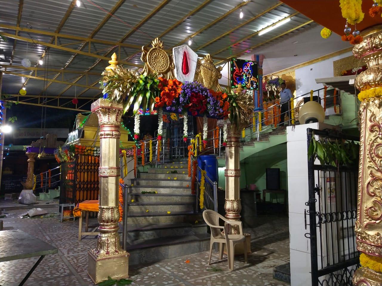 Temple View from the Gate
